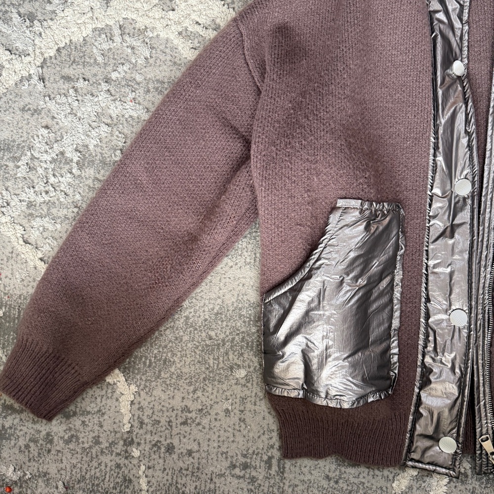 Easel Brown Metallic Jacket - Picture 2 of 8